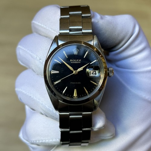 Preowned Rolex OysterDate Precision 6694 Black Dial 1963 Preowned Rolex OysterDate Precision 6694 Black Dial 1963